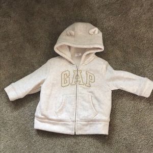 Baby gap zip up hoodie